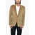 Loro Piana Corduroy Blazer With Notch Lapel Beige