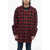 Maison Margiela Oversized Pedleton Shirt With Tartan Motif Multicolor