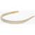 Dior Metal D-Renaissance Hairband With Beads Gold