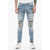 Balmain Distressed Effect Slim Fit Jeans 14 Cm Blue