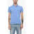 Ralph Lauren Piquet Cotton Polo With Embroidered Logo Light Blue