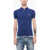 Ralph Lauren Piquet Cotton Slim Fit Polo With Logo Blue