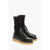 Chloe Socks Jamie Boots With Knited Detail Black