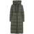 Peuterey Long quilted down coat 'Nunki' Green