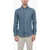 Ralph Lauren Button-Down Denim Shirt With Embroidered Logo Blue