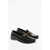 Saint Laurent Patent Leather Penny Loafer With Clamps Black