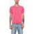 CORNELIANI Polo Neck Cotton Sweater Pink