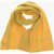 Givenchy Wool And Cashmere Maxi Scarf With Ton-Sur-Ton Logo Yellow