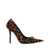 Versace Versace Pump T.110 Calf Leather Shoes BROWN