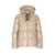 Pinko Pinko Beige Quilted Puffer Down Jacket Beige