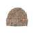 AMI Paris AMI Paris Ribbed Knit Beanie DK COFFEE