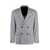 Hugo Boss Boss Houndstooth Wool Jacket WHITE