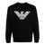 Emporio Armani Emporio Armani Logo Cotton Blend Sweatshirt Black