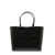 Dolce & Gabbana 'Dg Logo' Black Medium Shopper In Leather Woman Black