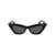 Bottega Veneta Bottega Veneta Sunglasses 001 BLACK BLACK GREY