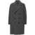 Harris Wharf London LONDON Harris Wharf London Double-Breasted Long Coat In Virgin Wool GREY