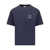 DRÔLE DE MONSIEUR Drôle De Monsieur T-Shirt With Logo BLUE