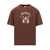 DRÔLE DE MONSIEUR Drôle De Monsieur T-Shirt With Logo BROWN