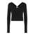 Calvin Klein Calvin Klein Ribbed-Knit Cardigan Black