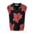 JW Anderson JW Anderson Vest With Floral Pattern Black