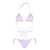 REINA OLGA Reina Olga Miami Triangle Bikini Set Purple