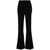 Elisabetta Franchi Elisabetta Franchi Logo-Rivet Crepe Trousers Black