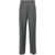 Palm Angels Palm Angels Tailored Straight Leg Wool Blend Trousers GRIGIO E BIANCO