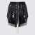 Rick Owens Rick Owens Black Silk Lining Track Shorts Black