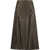 Fendi Midi Skirt FANGO/TABACCO