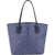 MOREAU Saint Tropez Tote Medium Shoulder Bag NAVY BLUE  / NATURAL