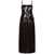 ROTATE Birger Christensen Rotate Birger Christensen Sequin Midi Dress BROWN