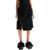 Sacai 'Hybrid Nylon And Wool Skirt' BLACK