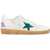 Golden Goose Ball Star Sneakers By WHITE/GREEN/SILVER