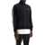 Palm Angels Contrast Band Track Jacket With Nine Words BLACK OFF WHITE