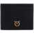 Pinko Love Birds Card Holder NERO-ANTIQUE GOLD