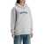 AMI Alexandre Matiussi Hooded Varsity Sweat GRIS CENDRE CHINE