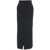 Kaos Long pencil skirt with slits Black