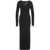 Thom / Krom Maxi dress with V-neck Black