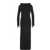 Thom / Krom Maxi dress with hood Black