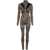 Elisabetta Franchi Jumpsuit with animal print and cut-out Brown