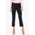 Max Mara S Cotton Blend Umanita Cropped Fit Pants Blue