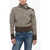 Bottega Veneta Two-Tone Wool Pullover With Leather Buttons Brown