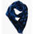 Alexander McQueen Reversible Wool Upside Down Scarf Black