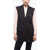 SPORTMAX Pinstriped Rossana Virgin Wool Vest Blue