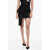 Dolce & Gabbana Draped Satin Miniskirt With Back Bow Black