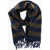 MAISON KITSUNÉ Two-Tone Scarf With Fringes Multicolor