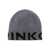 Pinko Pinko Calamaro Logo-Jacquard Beanie Hat GRIGIO/NERO