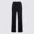 Allude Allude Black Wool Pants Black