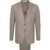 Tagliatore Tagliatore Pinstripe Virgin Wool Suit Grey