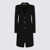 Tagliatore Tagliatore Black Wool Coat Black